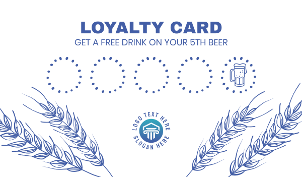 Craft Beer Loyalty Card Business Card Design Image Preview