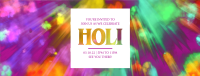 Holi Rays Facebook Cover Image Preview