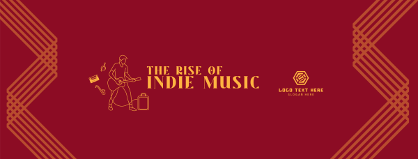 Rise of Indie Facebook Cover Design Image Preview