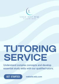 Tutoring Service Poster Design