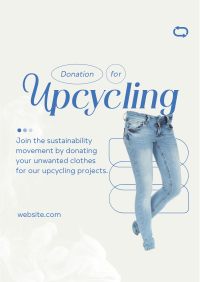 Fashion Upcycling Drive Flyer Design