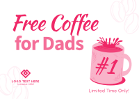 Father's Day Coffee Postcard Design