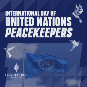 International Day of United Nations Peacekeepers Instagram post Image Preview
