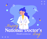 Doctors' Day Celebration Facebook Post Design