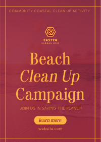 Beach Clean Up Drive Poster Image Preview