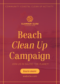 Beach Clean Up Drive Poster Image Preview