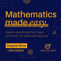  Mathematics Private Tutor Instagram Post Preview