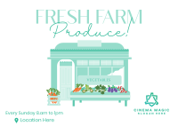 Fresh Farm Produce Postcard Image Preview