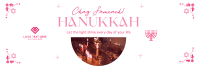 Hanukkah Celebration Twitter header (cover) Image Preview