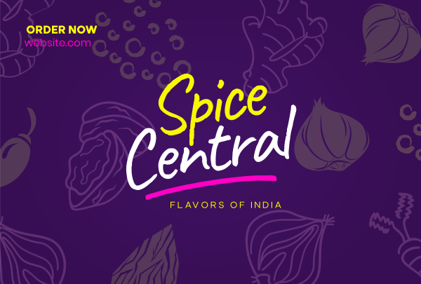 Spice Central Pinterest Cover Design Image Preview