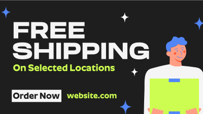 Cool Free Shipping Deals Facebook event cover Image Preview