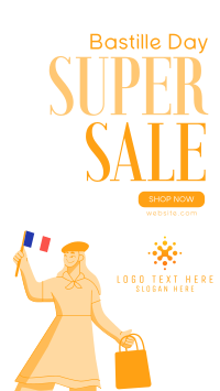 Super Bastille Day Sale TikTok video Image Preview