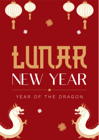 Lucky Lunar New Year Flyer Image Preview