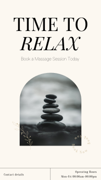 Zen Book Now Massage Facebook Story Image Preview