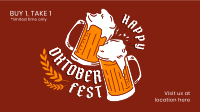 Oktoberfest Celebration Facebook Event Cover Design