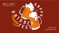 Oktoberfest Celebration Facebook event cover Image Preview
