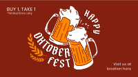 Oktoberfest Celebration Facebook event cover Image Preview