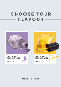 Choose Your Flavour Poster Design