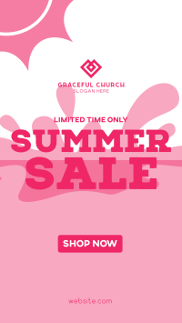 Summer Sale Splash TikTok video Image Preview