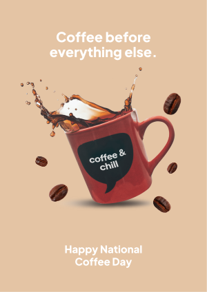 Coffee Before Everything Flyer Image Preview