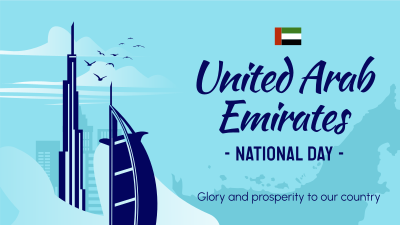 UAE National Day Facebook Event Cover Image Preview