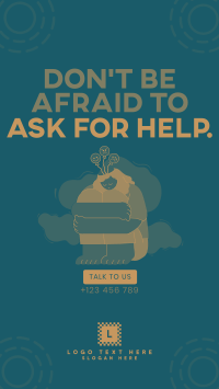 Ask for Help Instagram reel Image Preview