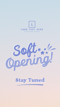 Soft Opening Launch Cute Instagram story Image Preview