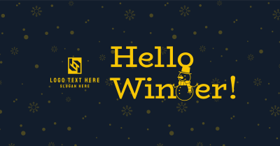 Hello Winter Facebook ad Image Preview