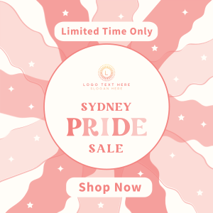 Vibrant Sydney Pride Sale Instagram post Image Preview