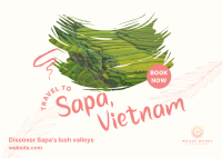 Sapa Vietnam Travel Postcard Image Preview