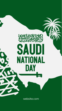 Saudi National Day Facebook Story Image Preview