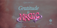 Metallic Magic Gratitude  Twitter Post Image Preview