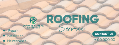 Modern Roofing Facebook cover Image Preview