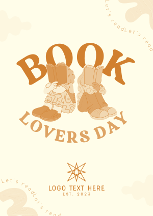 Hey There Book Lover Flyer Image Preview