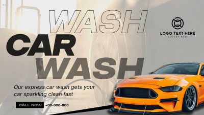 Professional Car Cleaning Facebook event cover Image Preview