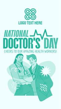 Doctor's Day Celebration Facebook Story Design