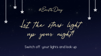 Starry Earth Hour Video Image Preview