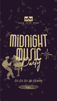 Midnight Music Party Instagram reel Image Preview