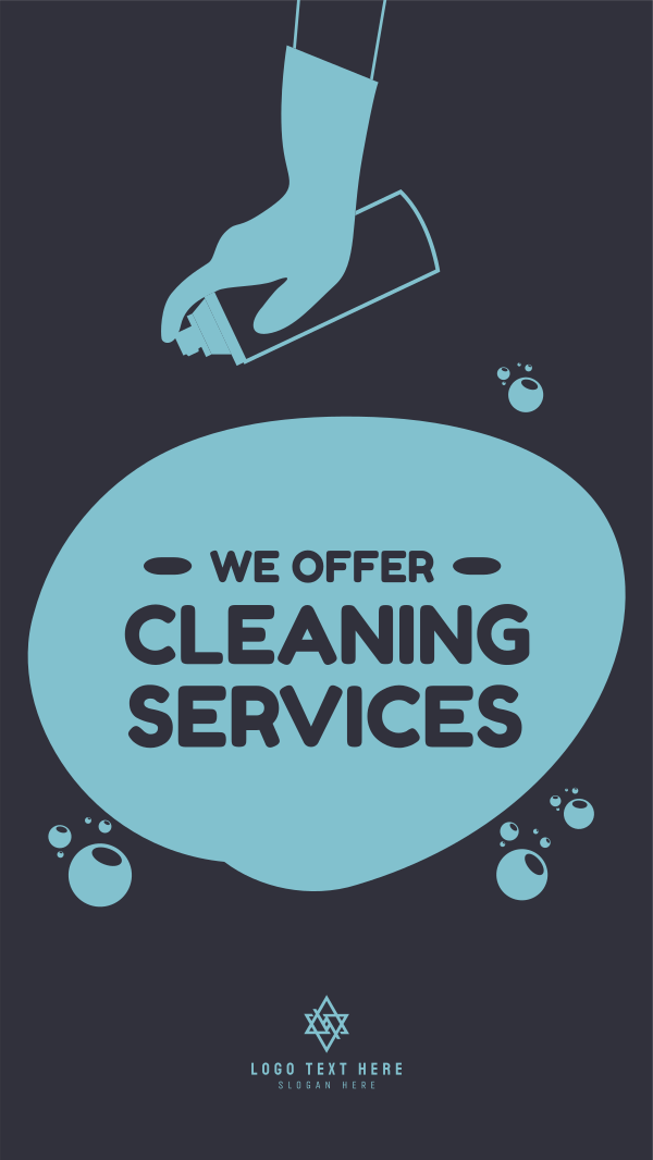 Offering Cleaning Services Facebook Story Design Image Preview