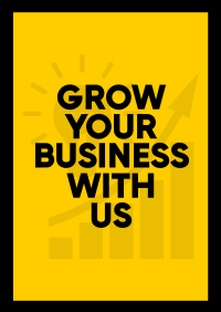 Grow Your Business Poster Design