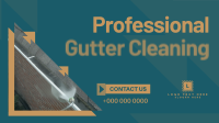 Professional Gutter Cleaning Animation Preview