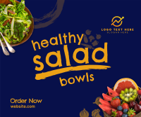 Salad Bowls Special Facebook Post Design