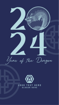 Dragon New Year Instagram Story Design