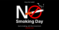 Stop Smoking Today Facebook Ad Design