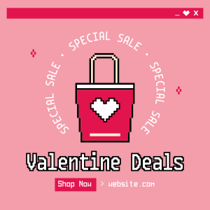 Pixel Shop Valentine Instagram post Image Preview