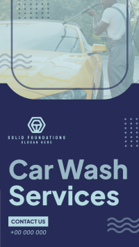 Sleek Car Wash Services Instagram reel Image Preview