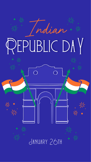 Festive Quirky Republic Day Instagram story Image Preview