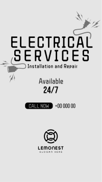 Electrical Service Instagram story Image Preview