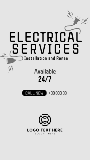 Electrical Service Instagram story Image Preview