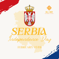 Serbia National Day Instagram Post Image Preview